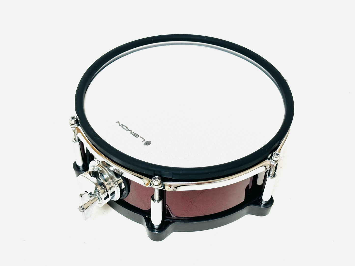 Lemon 10” x 4” RED Mesh Tom w Clamp for Roland Alesis Strike Kit