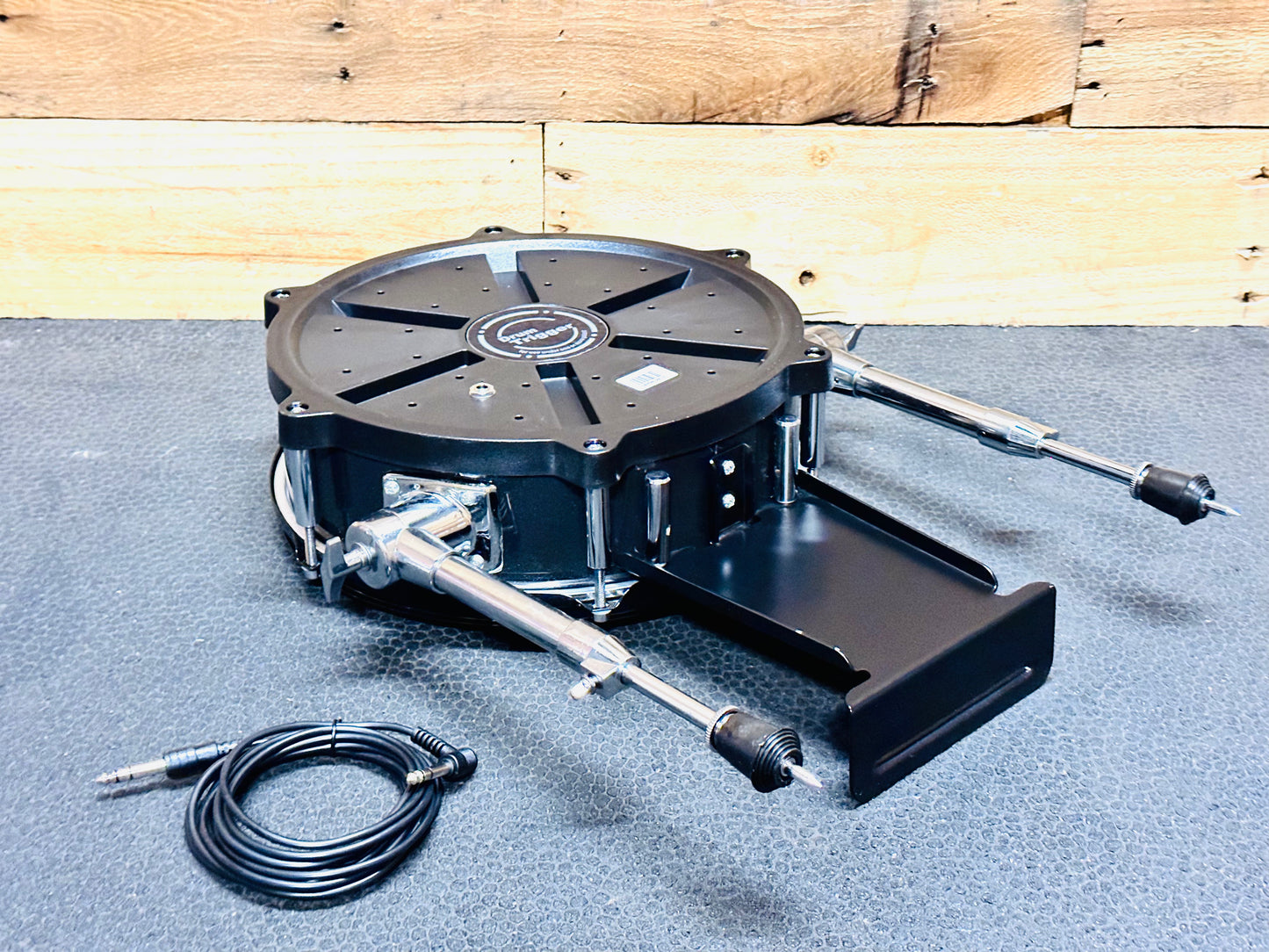 Lemon 12” Black Sparkle Bass Kick Drum for Roland and Alesis Kit