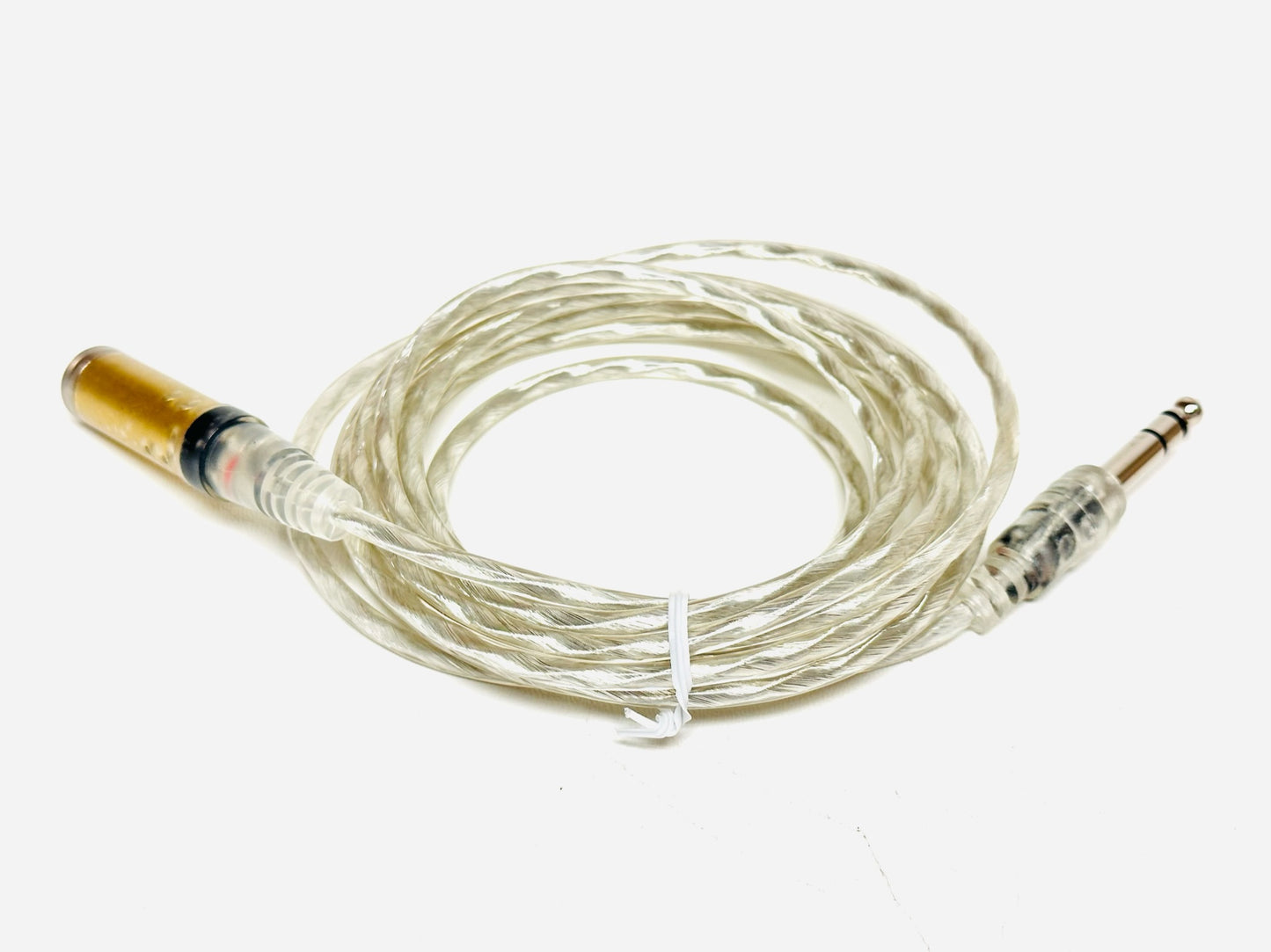 10ft Extension Transparent Silver Clear Dual Trigger Long Cable for Roland or Alesis Drum Pads Extender