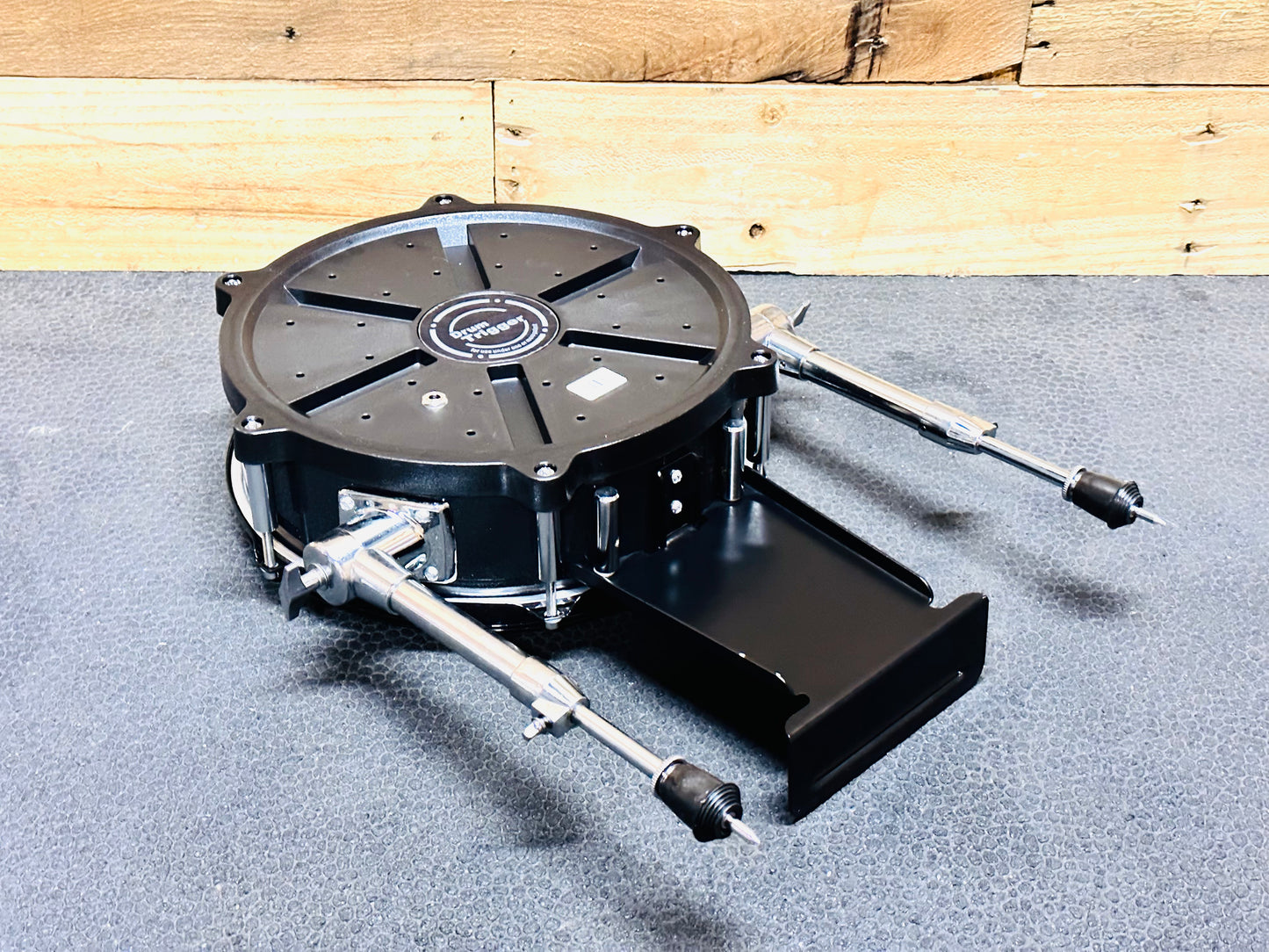 Lemon 12” Black Sparkle Bass Kick Drum for Roland and Alesis Kit