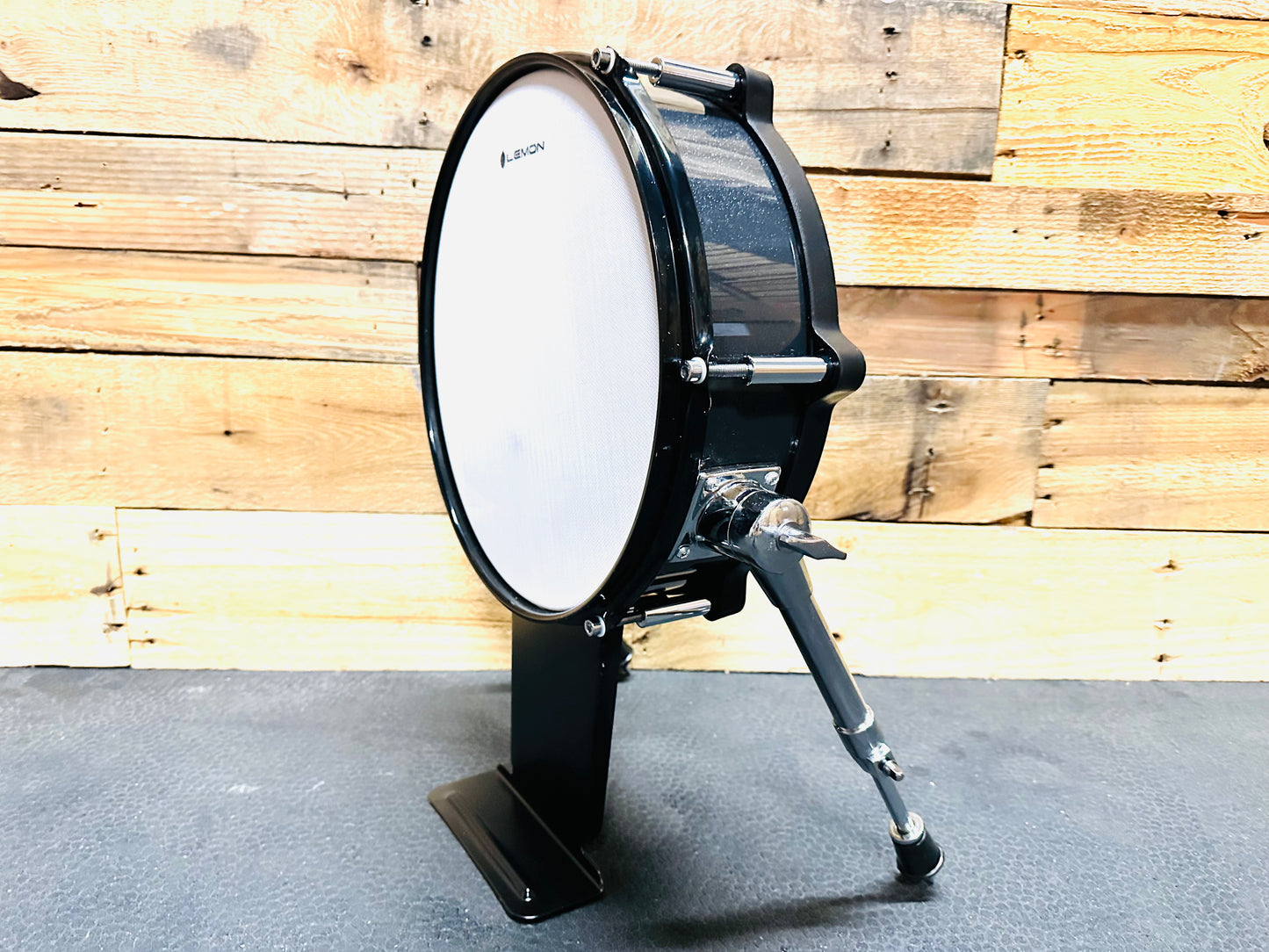 Lemon 12” Black Sparkle Bass Kick Drum for Roland and Alesis Kit