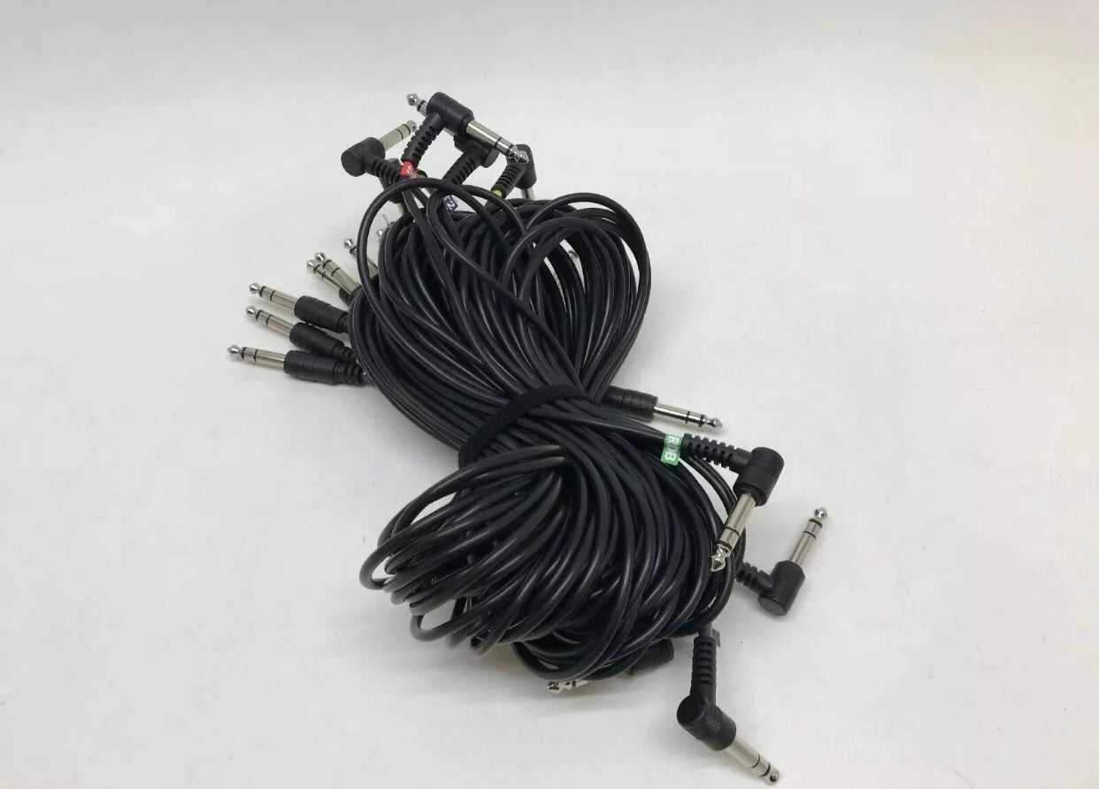 12 Cable Harness Snake Cables for Roland Alesis Drum Modules
