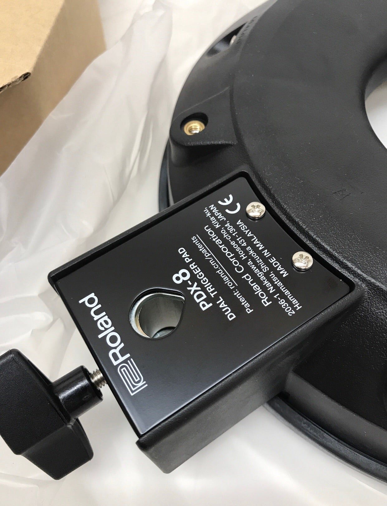 Roland PDX-8 BLACK Mesh Dual Trigger Pad PDX8 for Kit OPEN BOX