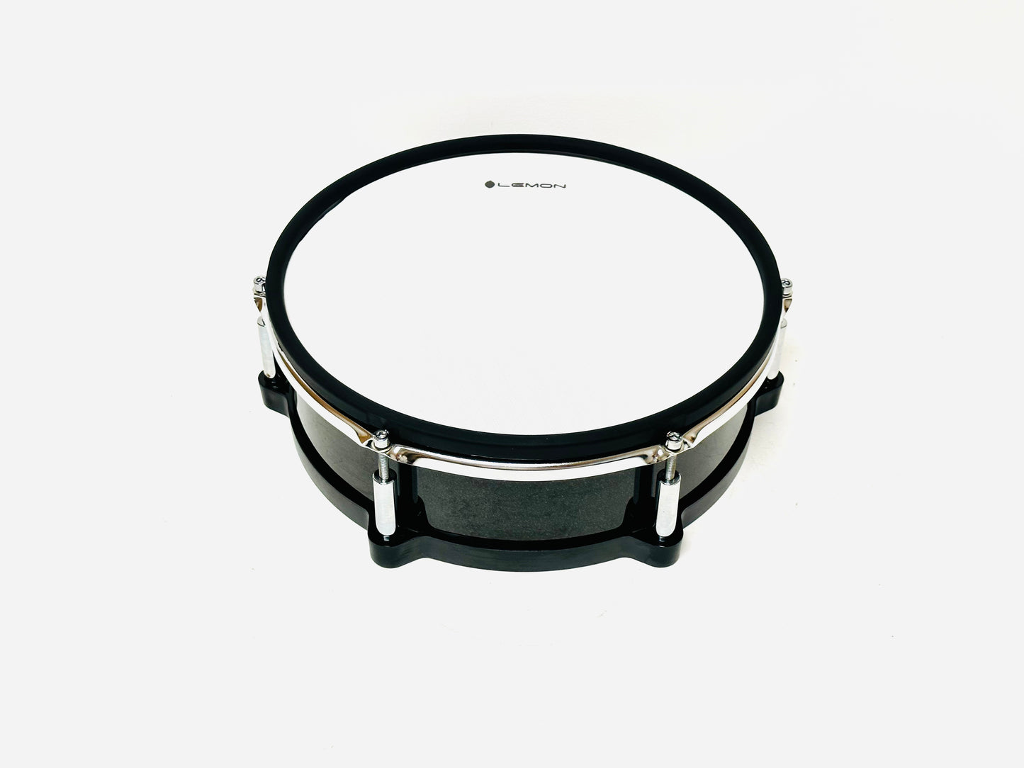 Lemon used 12”X4” Dual zone sparkle mesh drum pad