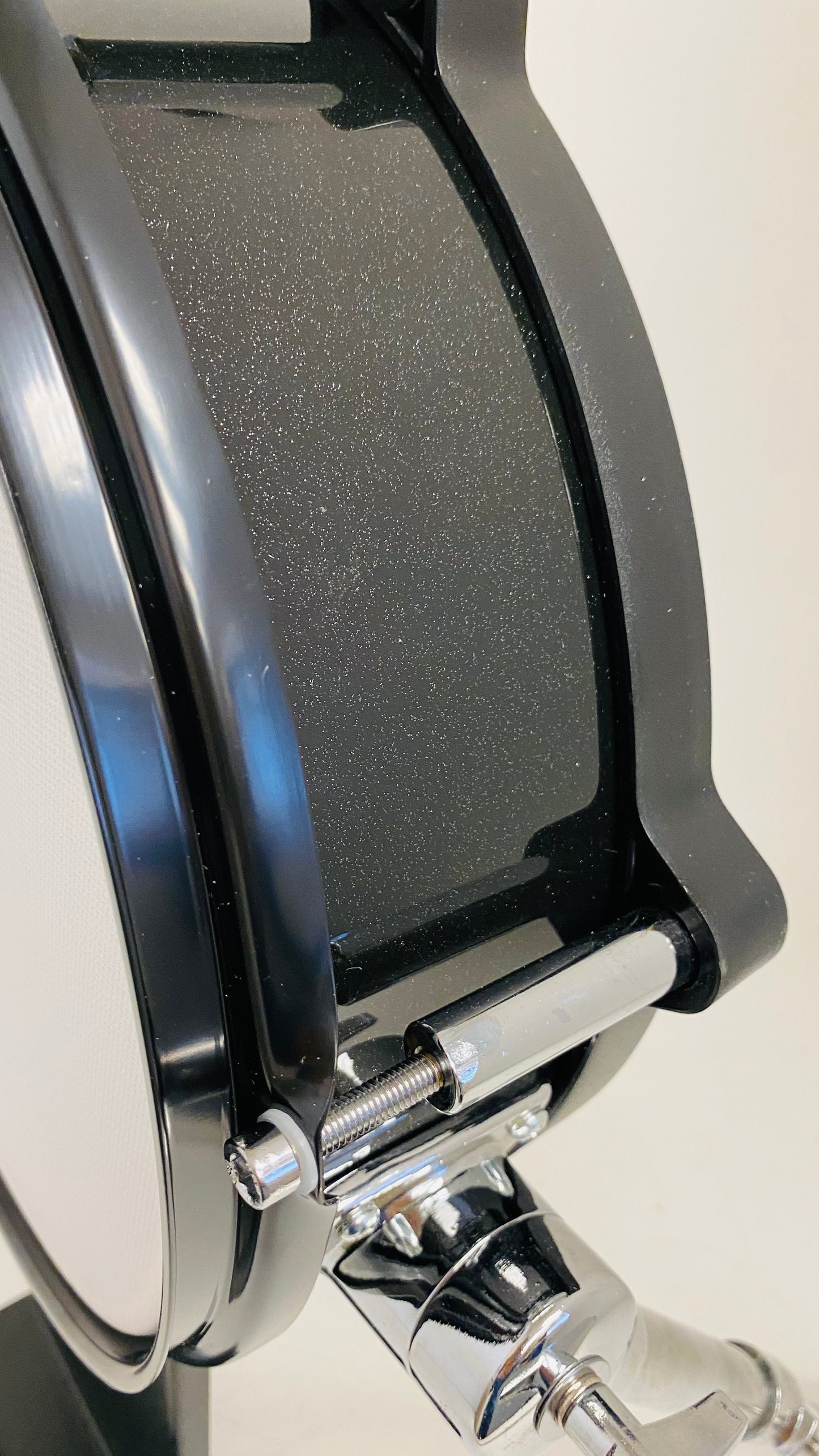 Lemon 12” Black Sparkle Bass Kick Drum for Roland and Alesis Kit