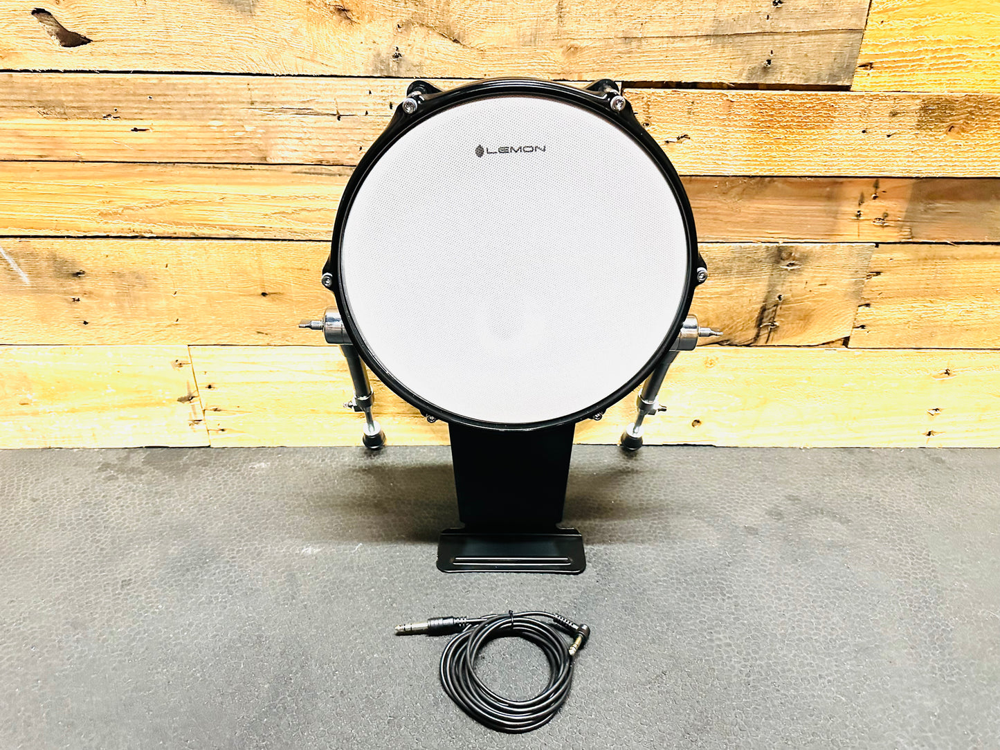 Lemon 12” Black Sparkle Bass Kick Drum for Roland and Alesis Kit