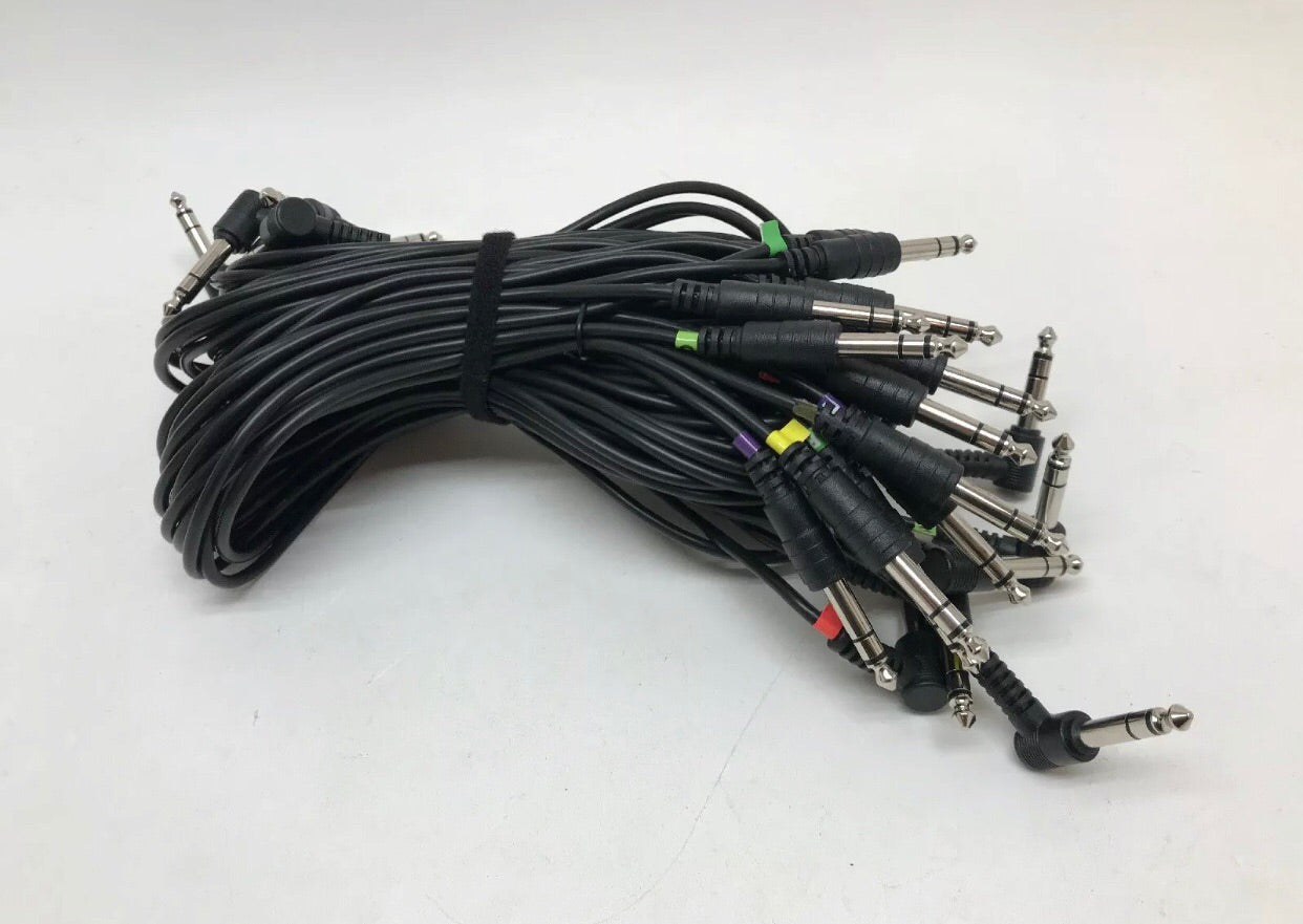 12 Cable Harness Snake Cables for Roland Alesis Drum Modules