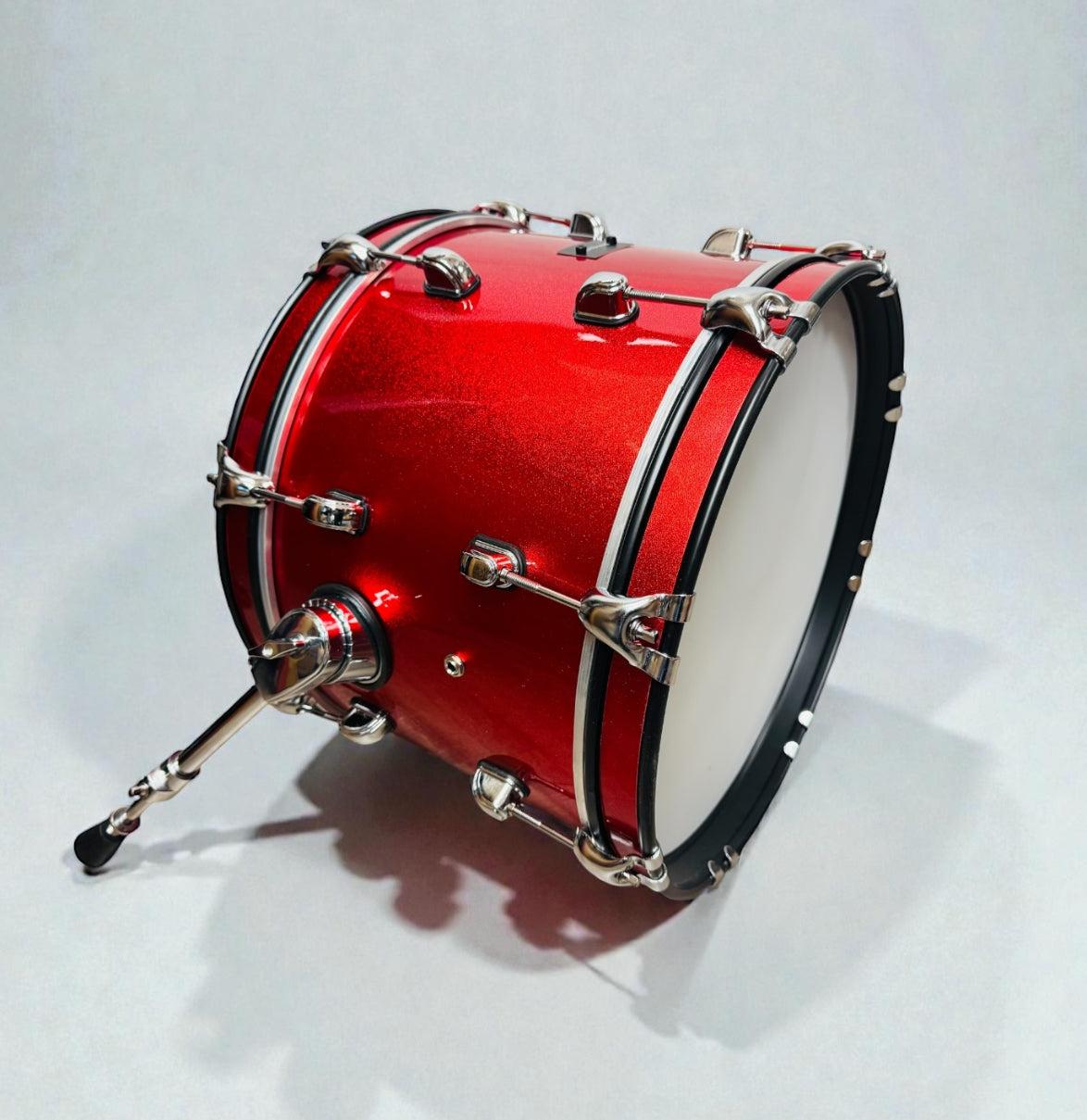 Dolby Drums 16” Electronic Kick Drum RED Sparkle Bass for Roland Alesis