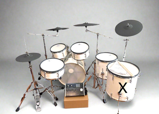 HXM XD-2000 KM Electronic Drum Professional Mesh Drum 9-piece Kit OPEN BOX