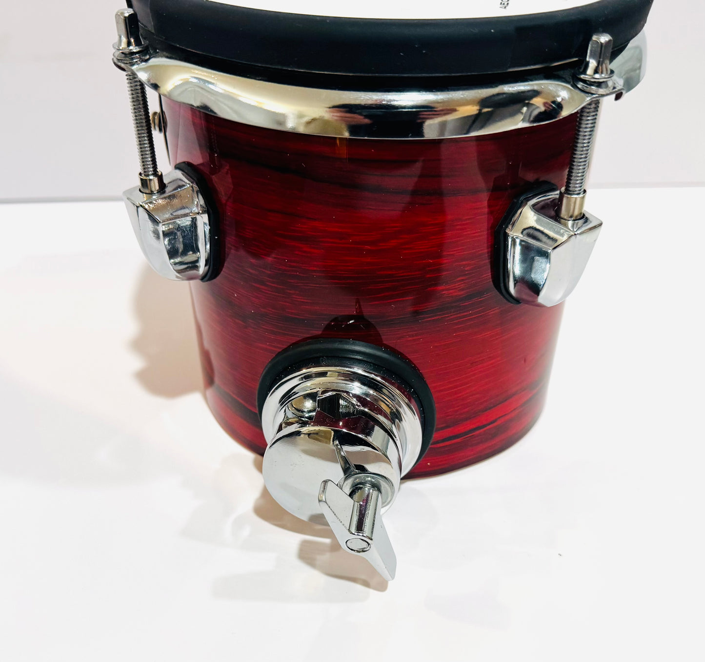 6 x 6” Electronic Red Wood Octoban Dual Zone for Roland Alesis Drum