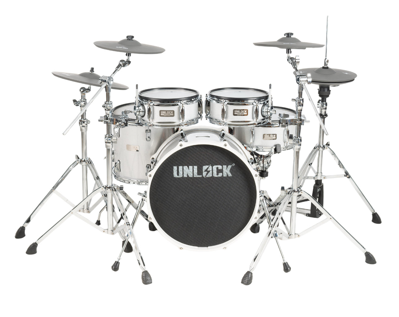 UNLOCK L1 Mini E Drum Kit Silver Edition