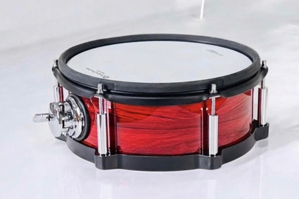 Dolby 10” Electronic Red Wood TOM w 6 Triggers for Roland Alesis Drum