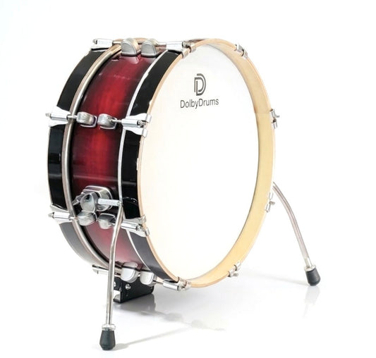 Dolby 18” Electronic Kick Drum Red Fade for Roland Alesis