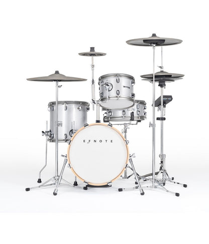 EFNOTE 5 Acoustic Designed Electronic Drum Kit White Sparkle OPEN BOX