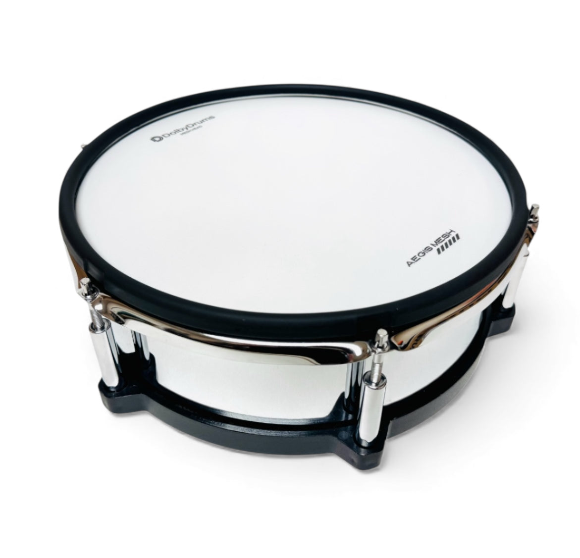 12” Chrome Metal Electronic SNARE w 6 Triggers M6 PRO for Roland Alesis Drum