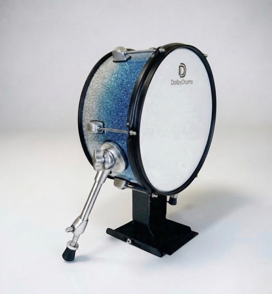 Dolby 12” Electronic Kick Drum Blue Sparkle for Roland Alesis