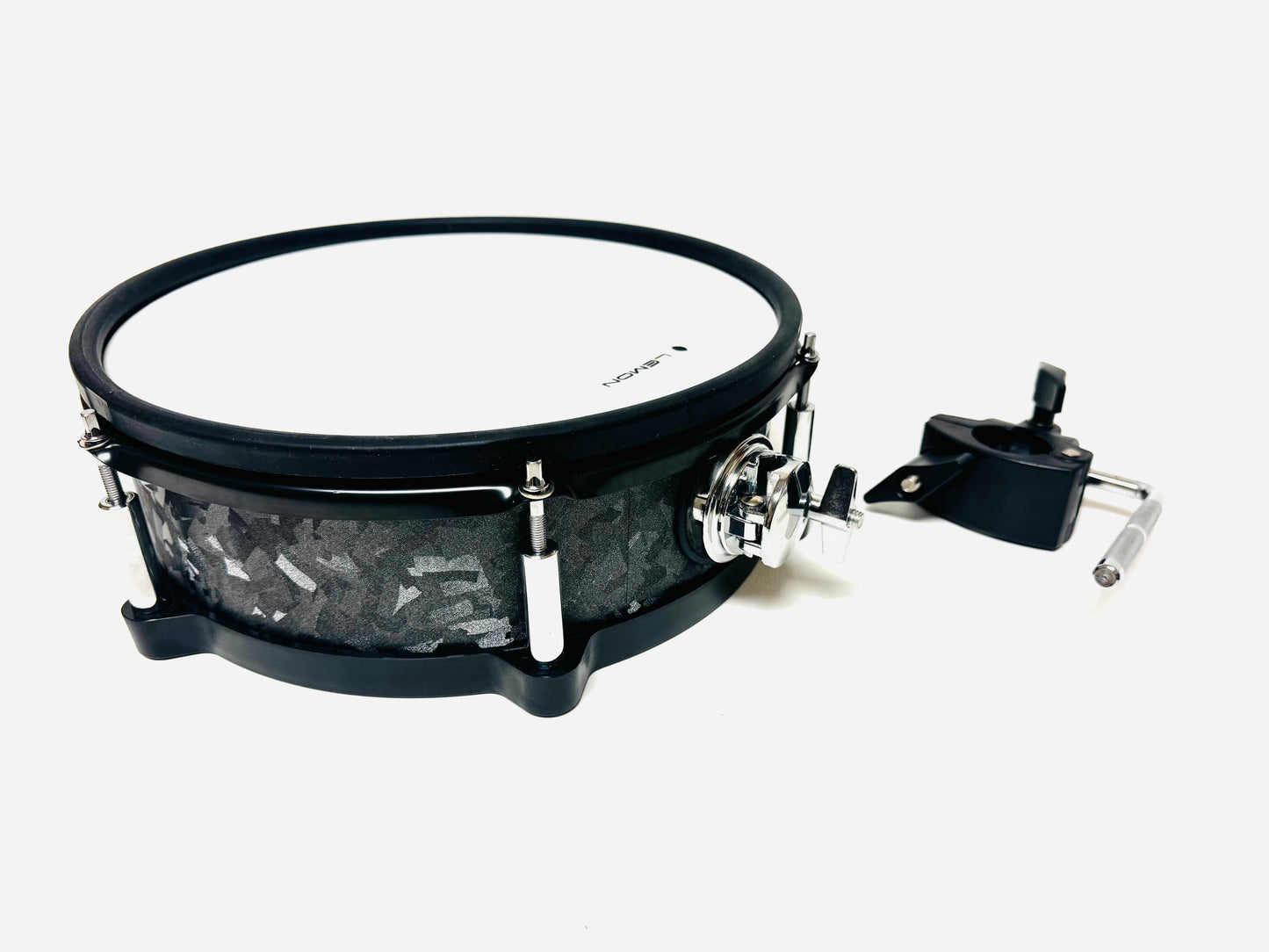 Lemon 12” x 4” Ghost Metal Mesh Tom Snare for Roland Alesis Strike Kit