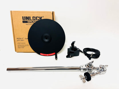 UNLOCK 9” Crash Splash Cymbal w Arm for Roland Alesis Kit