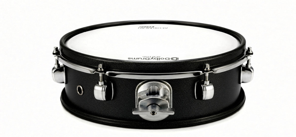 Dolby 12” Dual Core Black Sparkle SNARE or TOM for Electronic Roland Drum