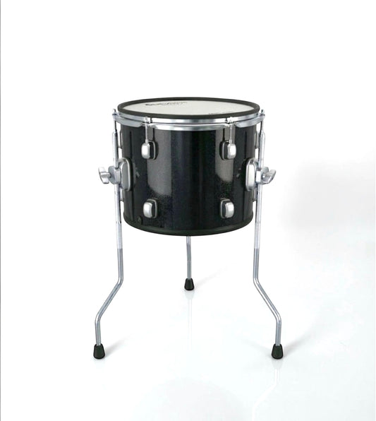 Dolby 12” x 9” Dual Core Black Sparkle Floor Tom Electronic Roland Drum