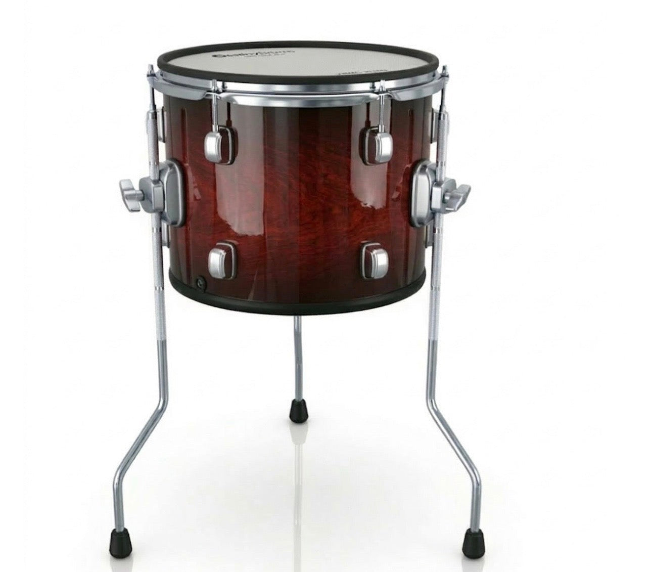 Dolby Dual Core Hybrid Shell Pack Red Fade Electronic Drum for Roland Alesis