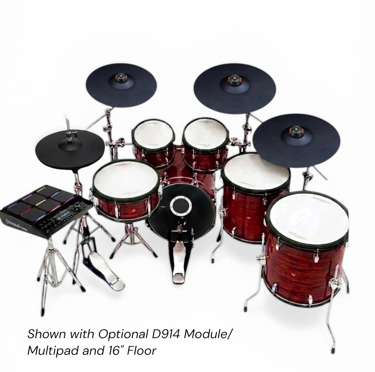 Dolby REV-9 RED WOOD Electronic Drum Kit
