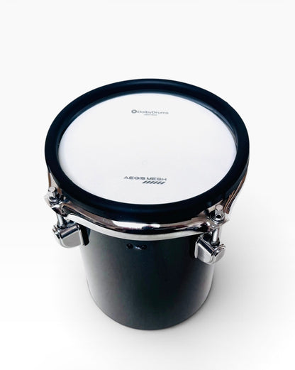 6” x 8” Black Electronic Octoban Dual Zone B-STOCK for Roland Alesis Drum