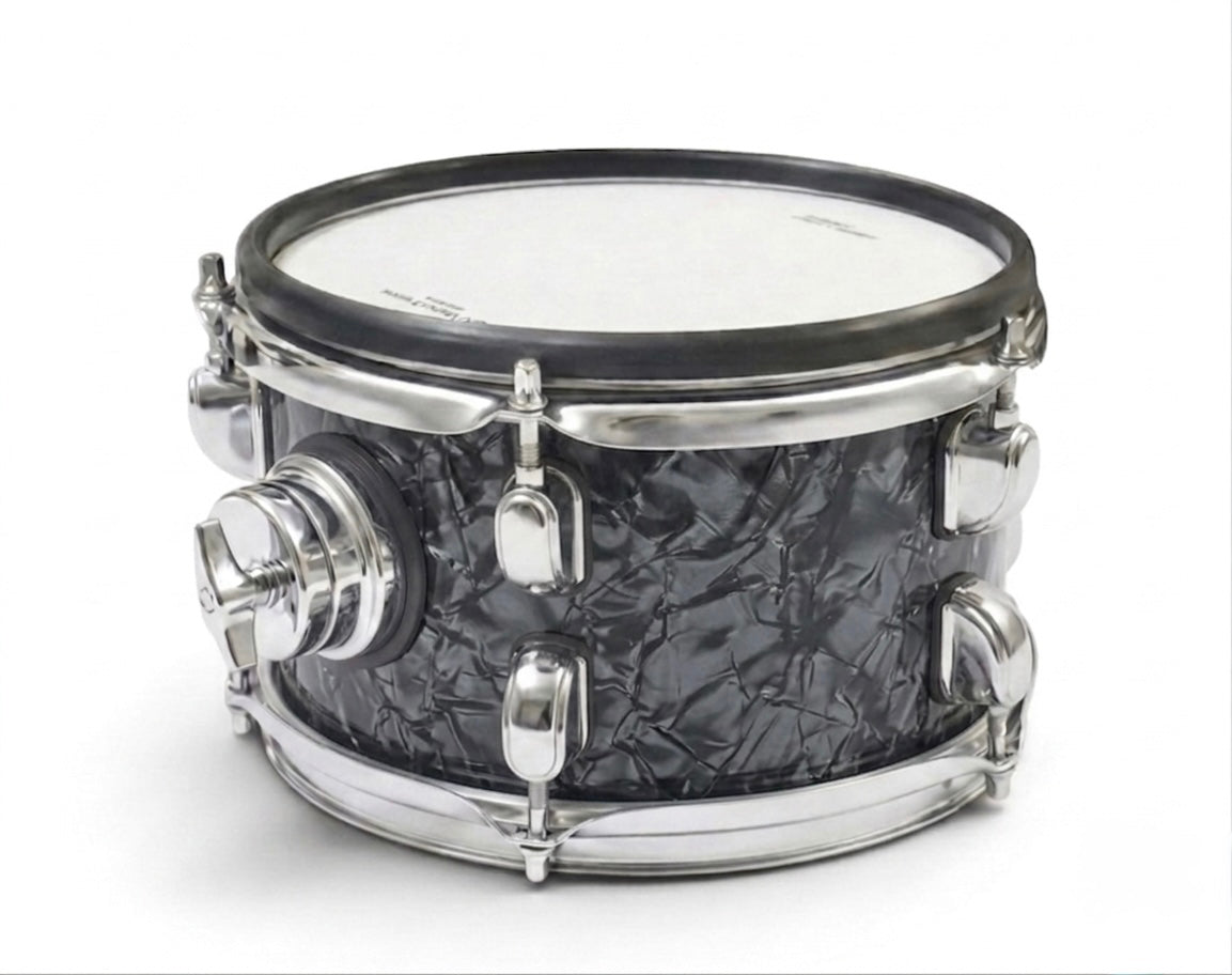 Dolby 8” Electronic Dark Fracture TOM w 3 Triggers for Roland Alesis Drum