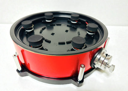 12” Electronic Red Tom or Snare w 6 Triggers for Roland Alesis Drum