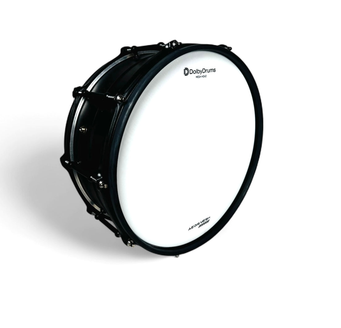 14” Black Metal Electronic SNARE w 6 Triggers M6 PRO for Roland Alesis Drum