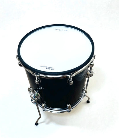 14 x 14” Floor Tom Electronic Full Shell Black for Roland Alesis