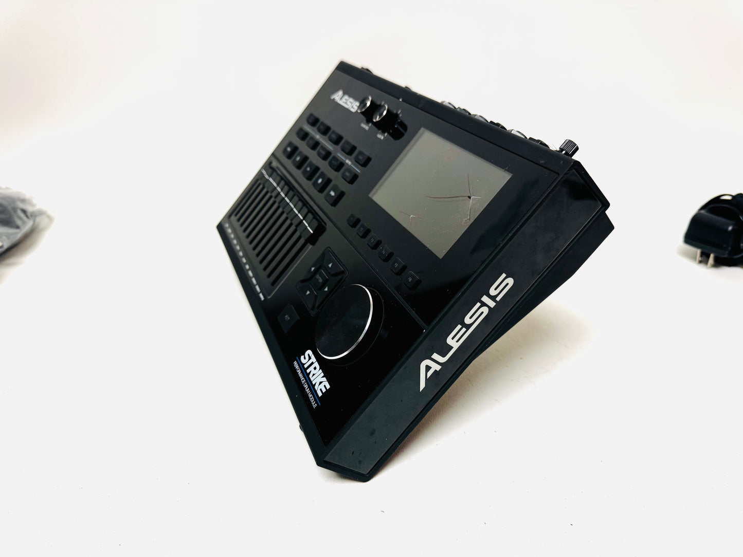 Alesis Strike *READ* Drum Module Brain with Cables and Mount Pla