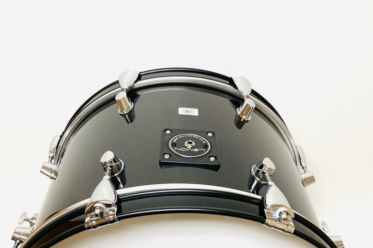 Lemon 20” Black Sparkle Bass Kick Drum for Roland Alesis