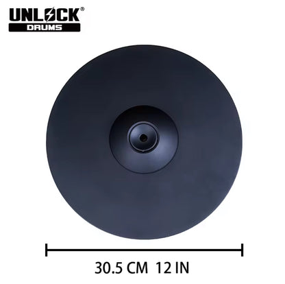 UNLOCK 12” 2 Piece Hi Hat Cymbals for Roland Alesis Strike VH