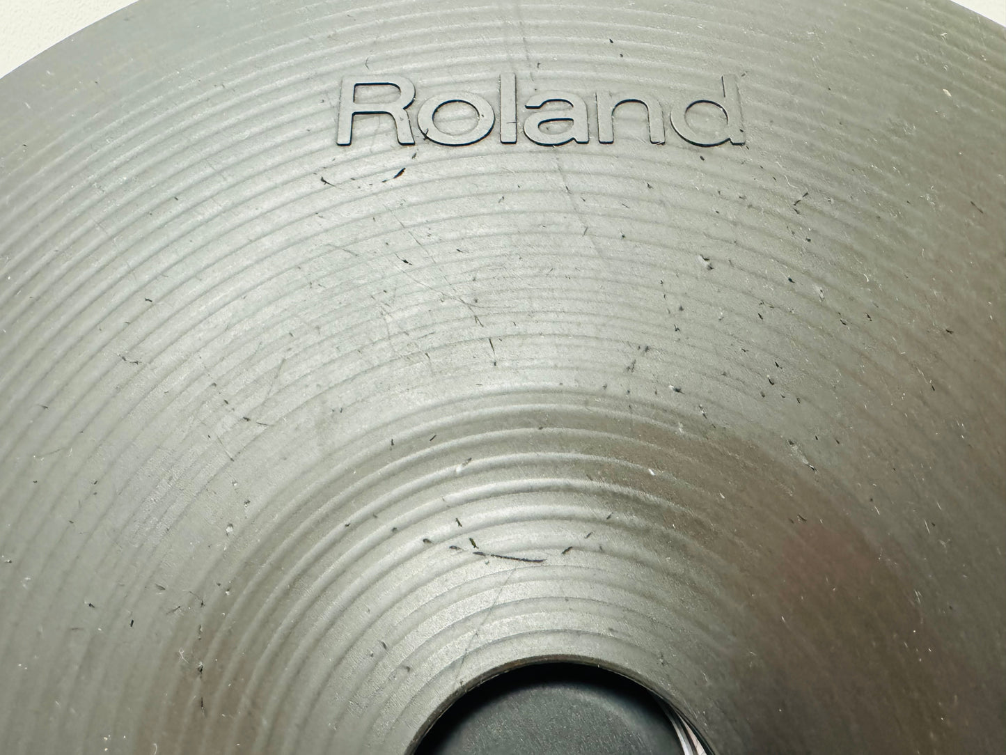 Roland CY-13R Ride White Back with Boom Arm