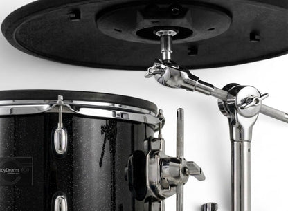 Dolby Electronic 3pc Drum Set 22” Bass Black Sparkle for Roland Alesis