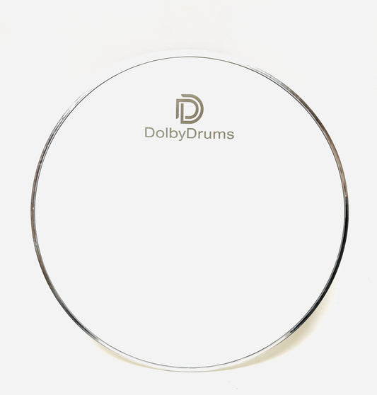 Dolby Drums 18” 3-Ply MESH Low Volume Resonant or Batter Drumhead White