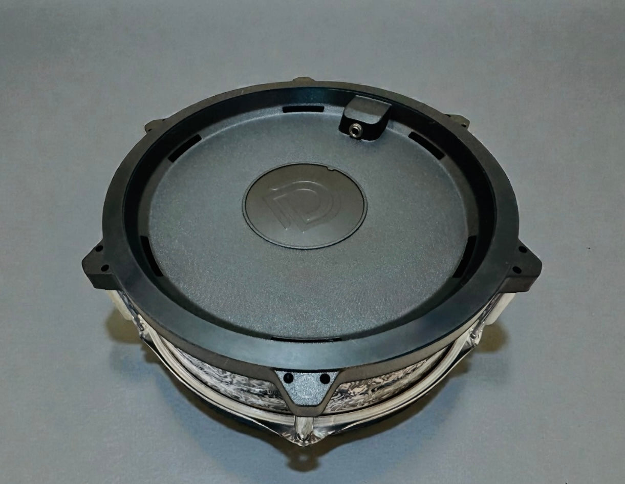 12” Electronic Black Abalone SNARE w 6 Triggers for Roland Alesis Drum