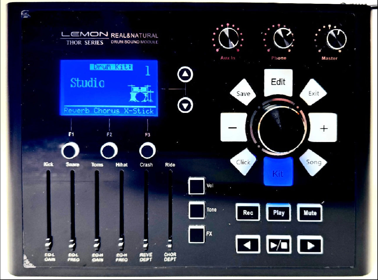 Lemon T950 Electronic Drum Set FLAME RED  T-950 Compatible Roland Alesis