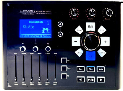 Lemon T950 Electronic Drum Set FLAME RED  T-950 Compatible Roland Alesis