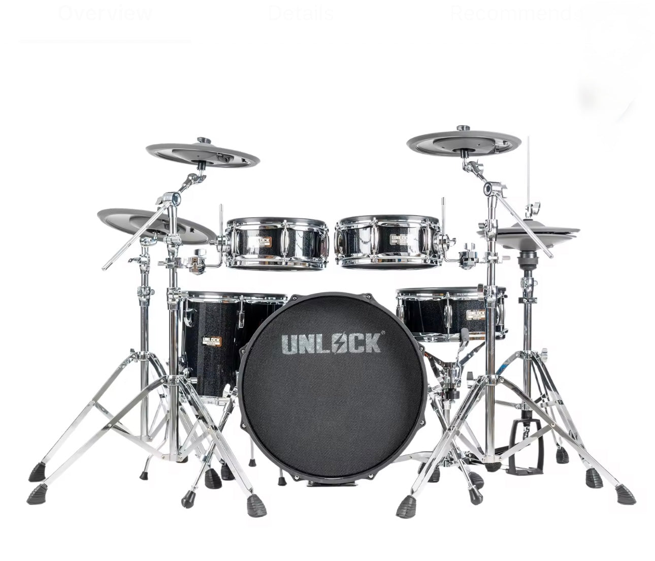 UNLOCK L1 Mini E Drum Kit Starry Black