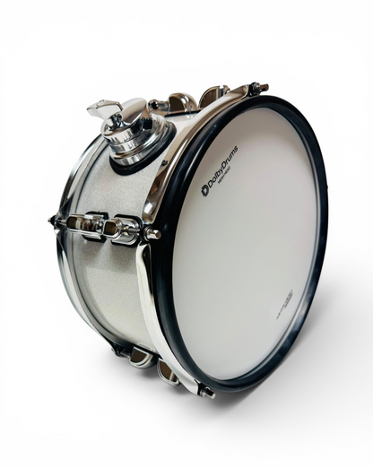 Dolby 10” Electronic White Silver TOM w 6 Triggers for Roland Alesis Drum