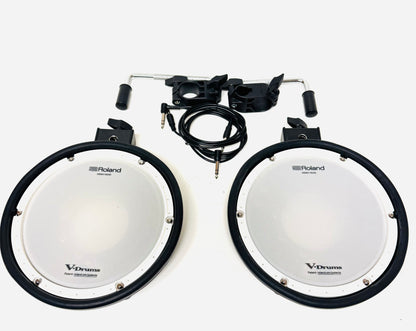 Pair of Roland PDX-8 Mesh Pads with Mount Clamp and Cable PDX8