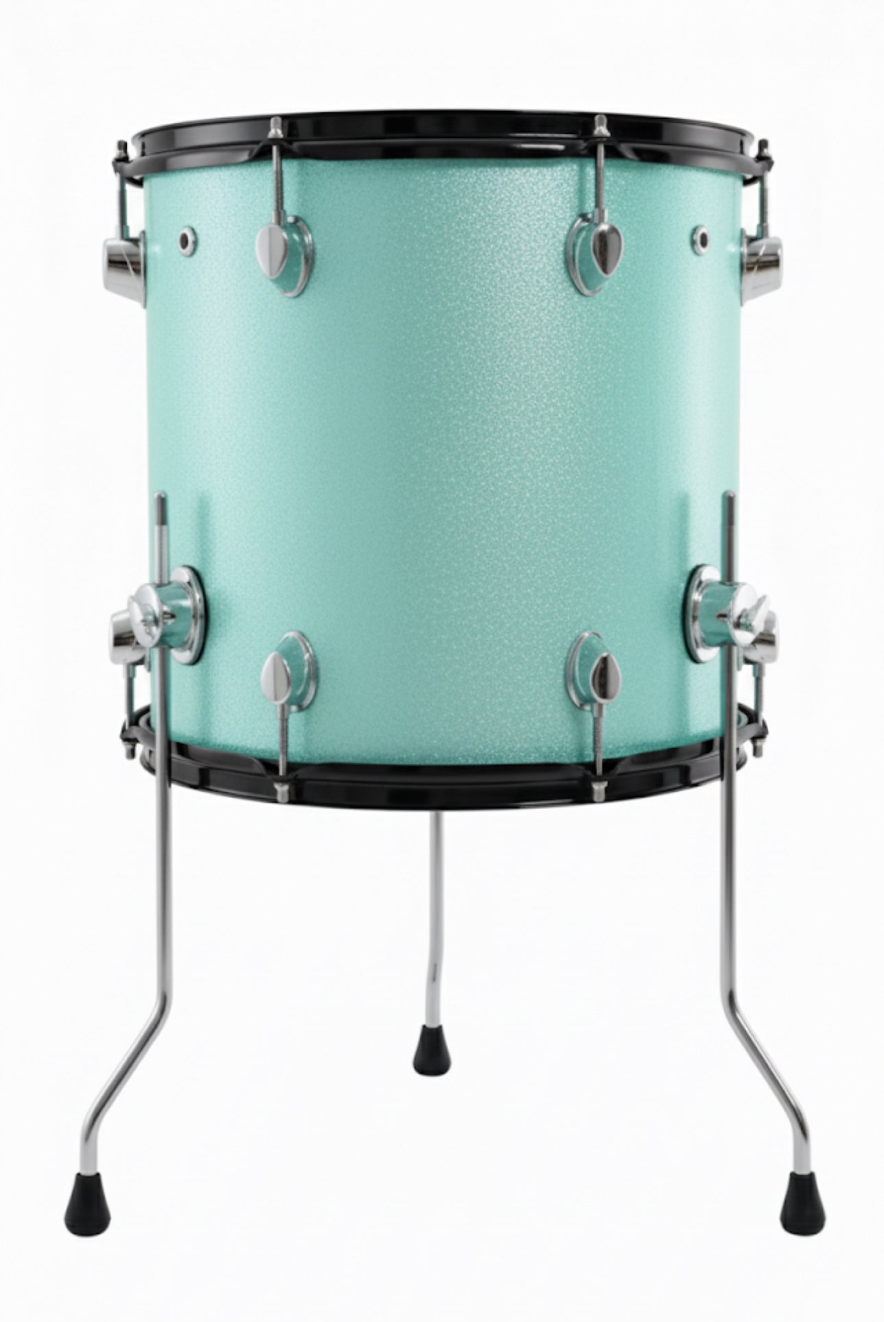 Lemon Shell Pack BLUE Sparkle Bass Tom Snare Drum for Roland Or Alesis Kit