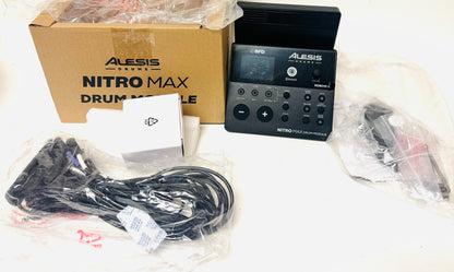 Alesis Nitro MAX Drum Module BFD Brain with Cables OPEN BOX