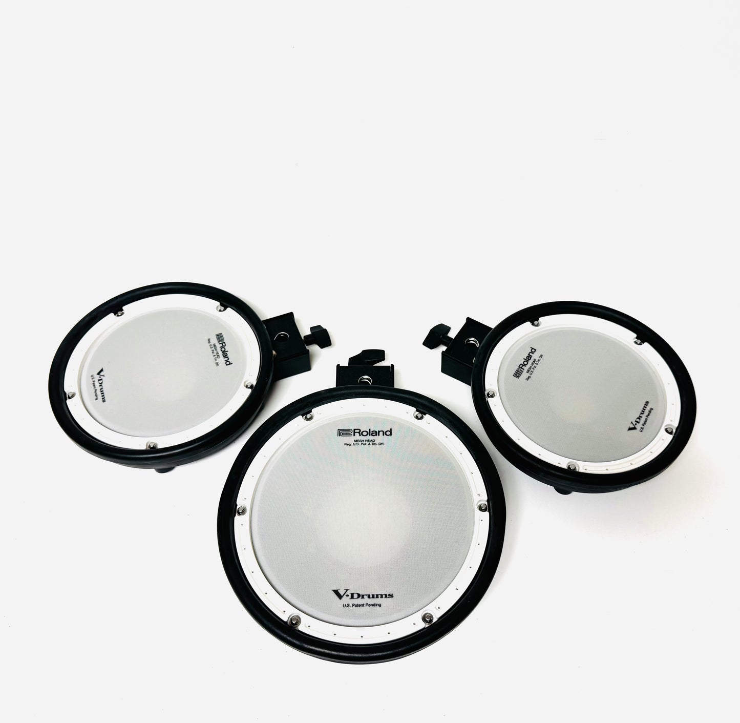 Set of Roland (1) PDX-8 & (2) PDX-6A Trigger Mesh Head V-Drums Pad Set Lot