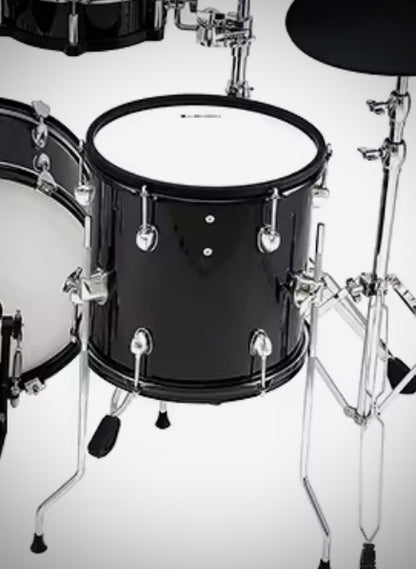 Lemon 12” x 12” BLACK SPARKLE Mesh Floor Tom for Roland Alesis Strike Kit