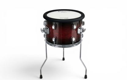 Dolby 12” x 9” Silicone RED FADE Electronic Floor Tom for Roland Yamaha Drum