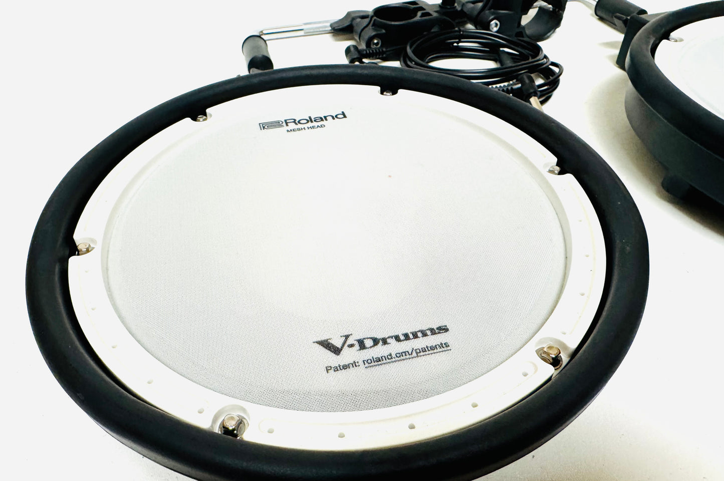 Pair of Roland PDX-8 Mesh Pads with Mount Clamp and Cable PDX8