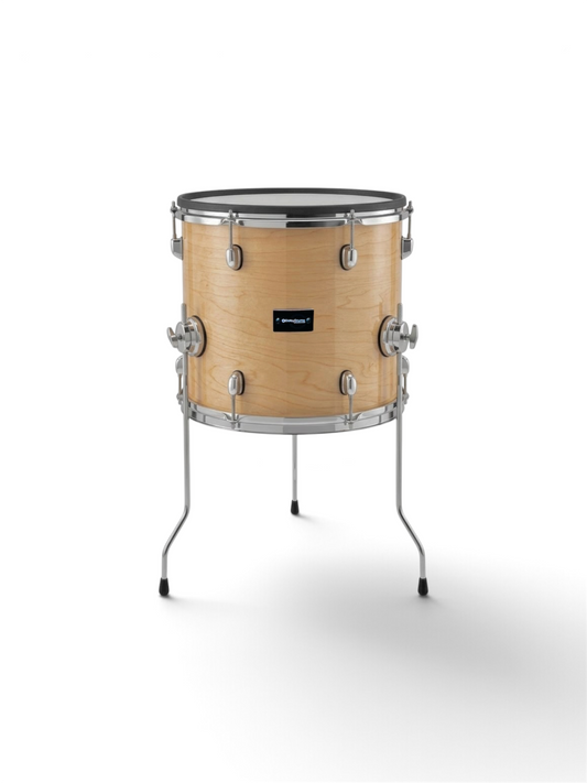Dolby 14 x 14” Floor Tom Natural Wood Electronic Full Shell for Roland Alesis
